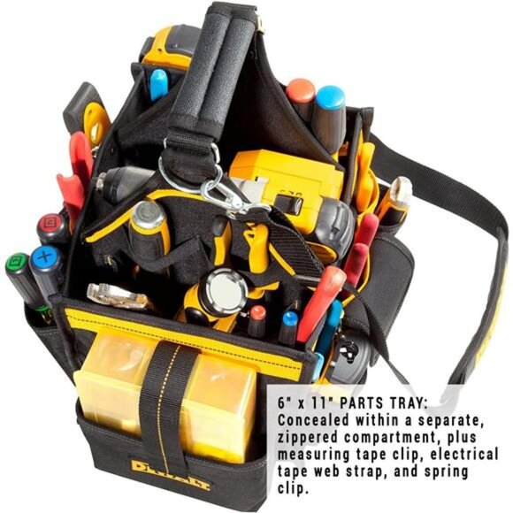 DEWALT Electrical and Maintenance Tool Carrier & Parts Tray, 11 In., 23 Pocket - Picture 1 of 7